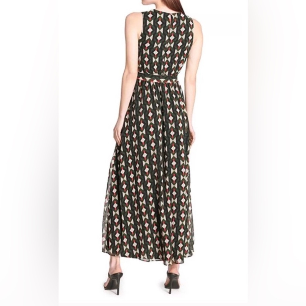 Calvin Klein Geometric Maxi Dress, Size 12 - Picture 2 of 14